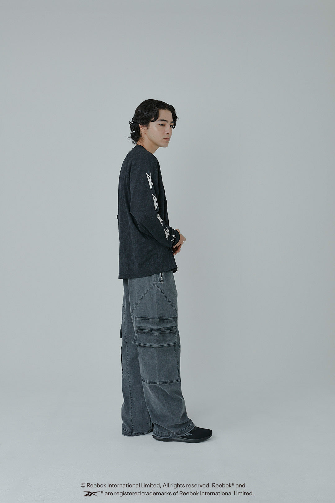 ESSENTIAL TRACK STAR L/S TEE リーボック エッセンシャル L/S-T EE