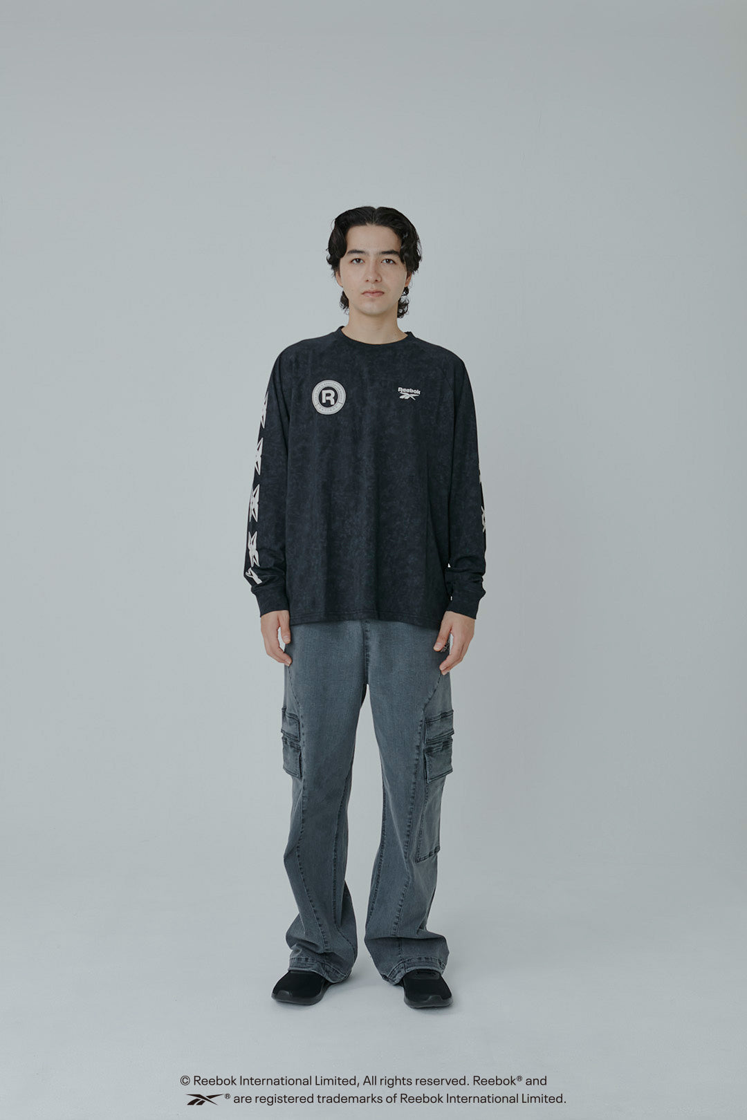 ESSENTIAL TRACK STAR L/S TEE リーボック エッセンシャル L/S-T EE