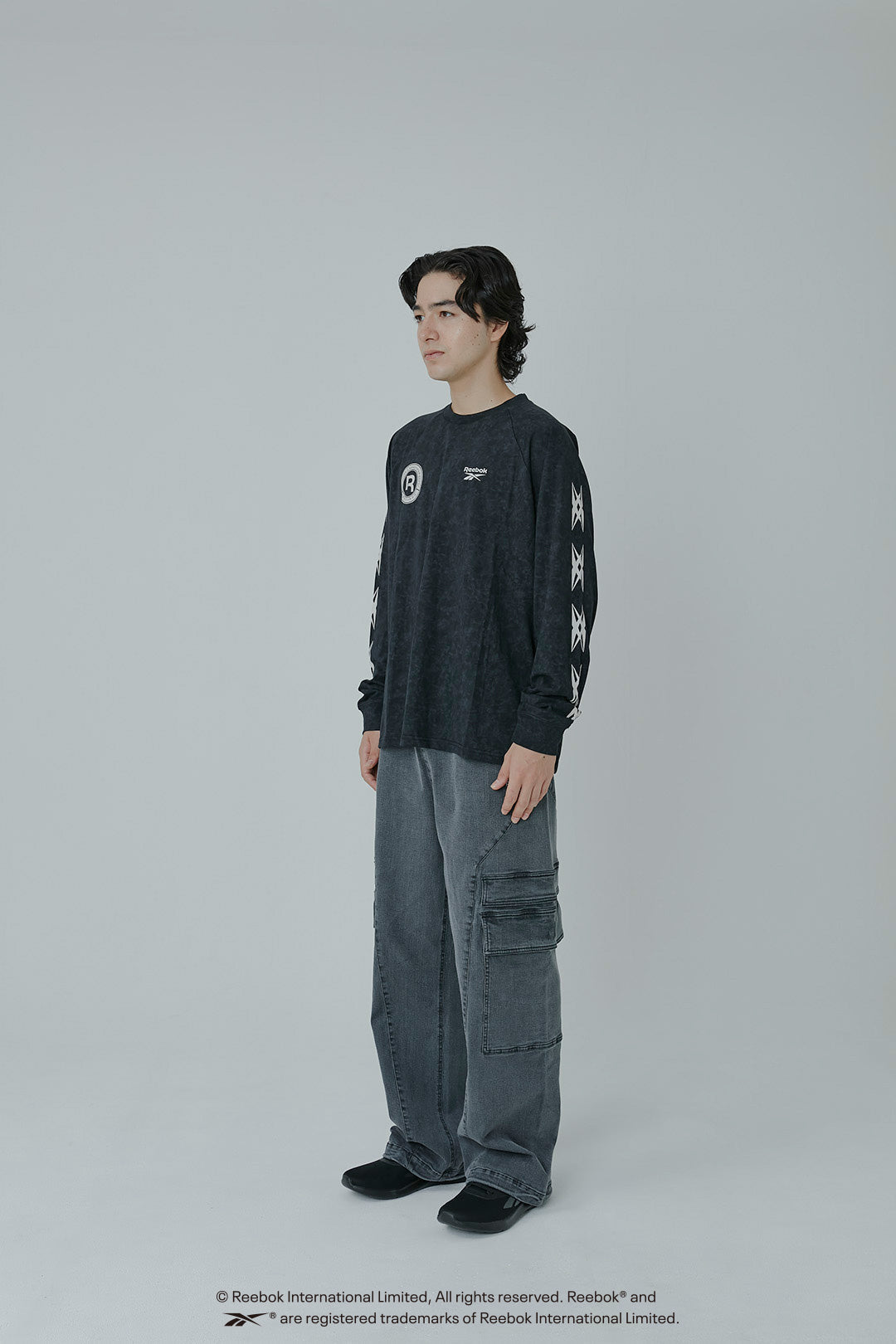 ESSENTIAL TRACK STAR L/S TEE リーボック エッセンシャル L/S-T EE