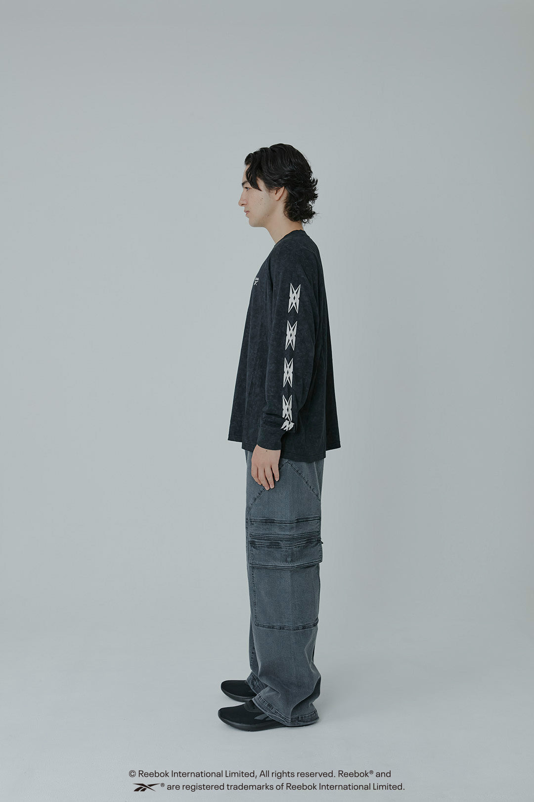 ESSENTIAL TRACK STAR L/S TEE リーボック エッセンシャル L/S-T EE