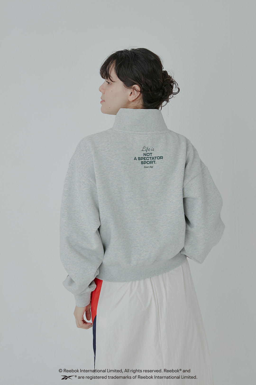 CLASSIC TRACK SHORT HALFーZIP / リーボック クラッシック トラックショート ハーフジップ