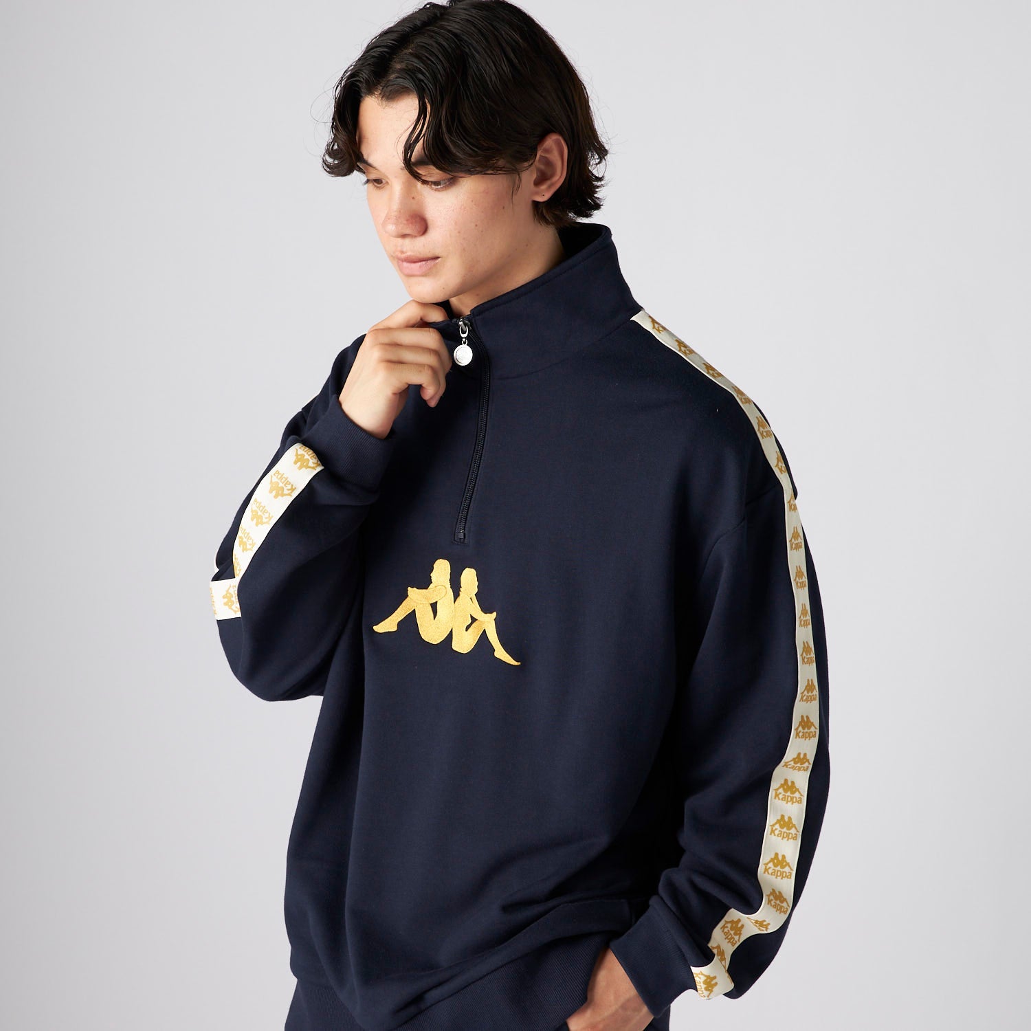 BANDA HALF-ZIP SWEAT / カッパー バンダハーフジップスウェット