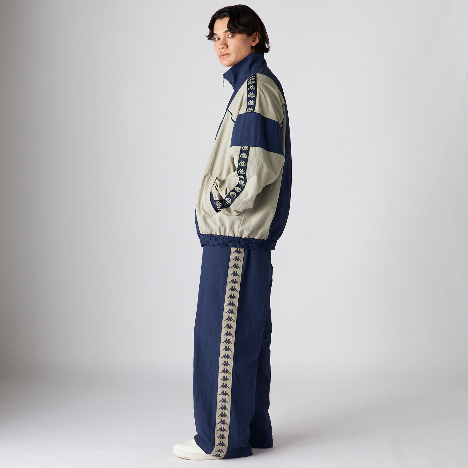 BANDA NYLON TRACK PANTS / カッパー バンダナイロントラックパンツ