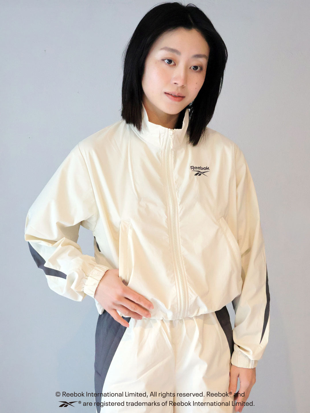 HYPER TECH TRACK VECTOR SHORT WIND JACKET / リーボック ハイパーテック ベクターショートウィンドジャケット