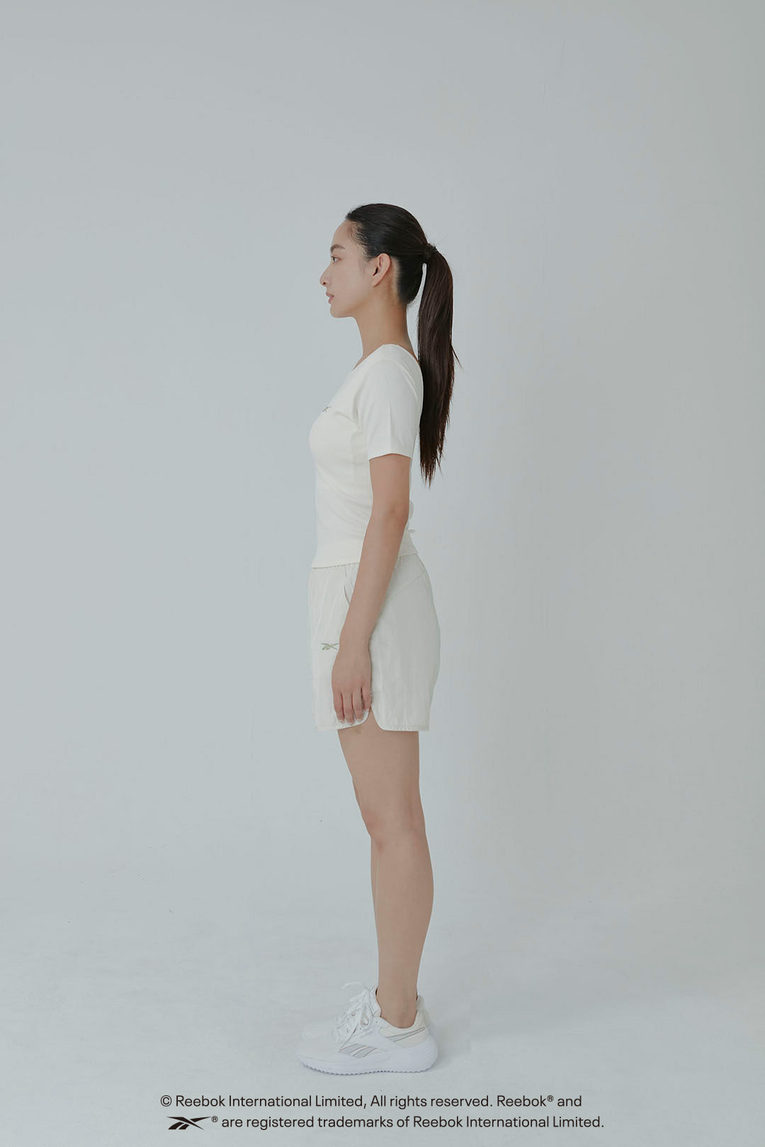 REE  FIT  SHORT  S/S  LIB  W-TEE REEBOK / リーボック リーフィット ショートスリーブ リブW Tシャツ
