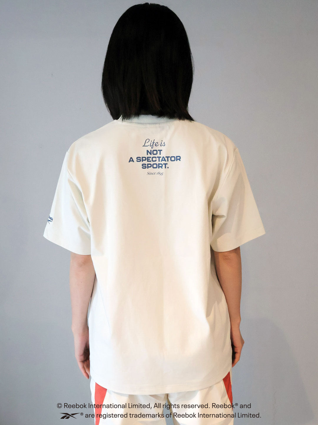 HYPER TECH  TRACK COLLEGE LOGO TEE / リーボック ハイパーテック カレッジロゴTシャツ