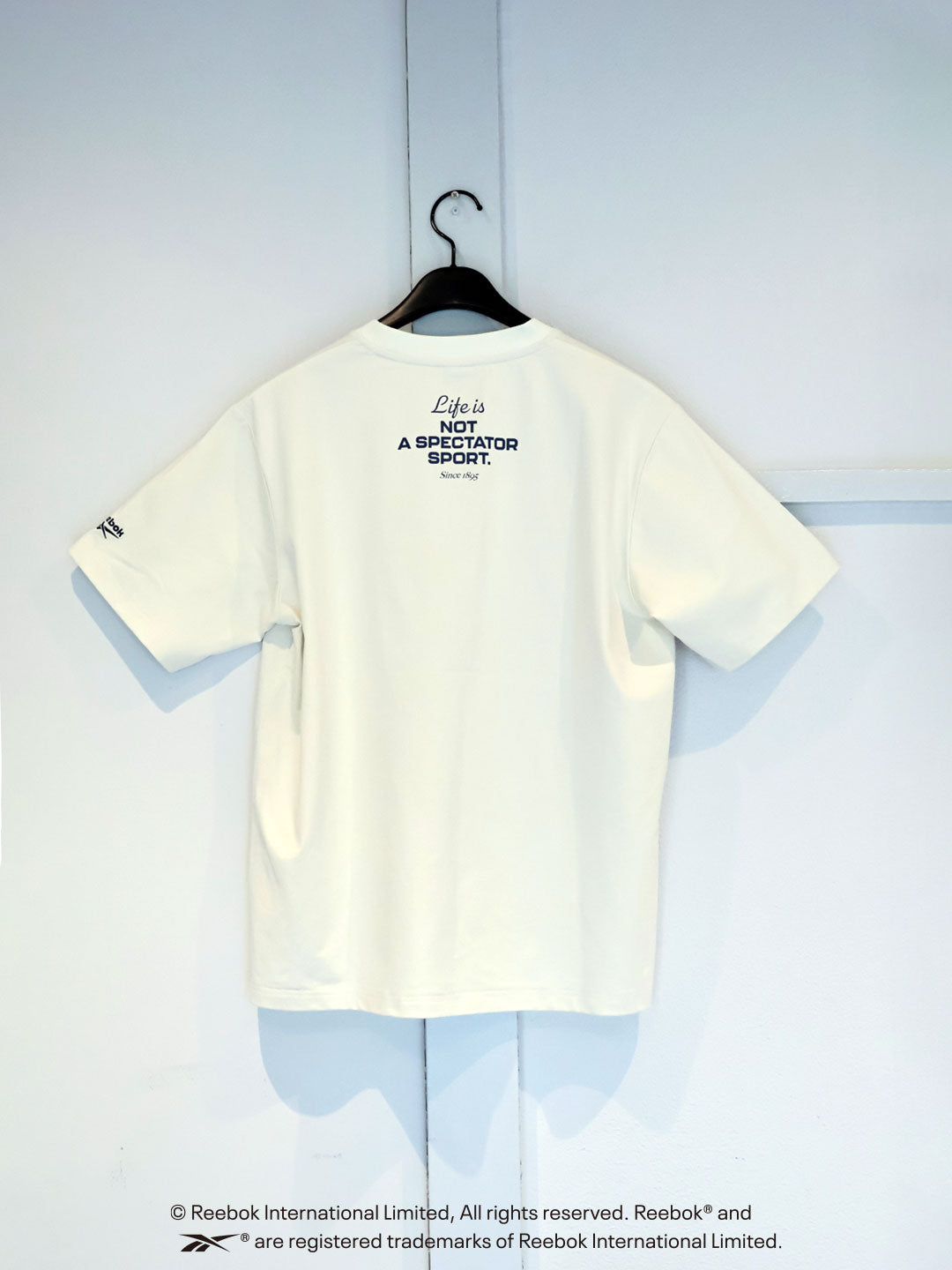 HYPER TECH  TRACK COLLEGE LOGO TEE / リーボック ハイパーテック カレッジロゴTシャツ