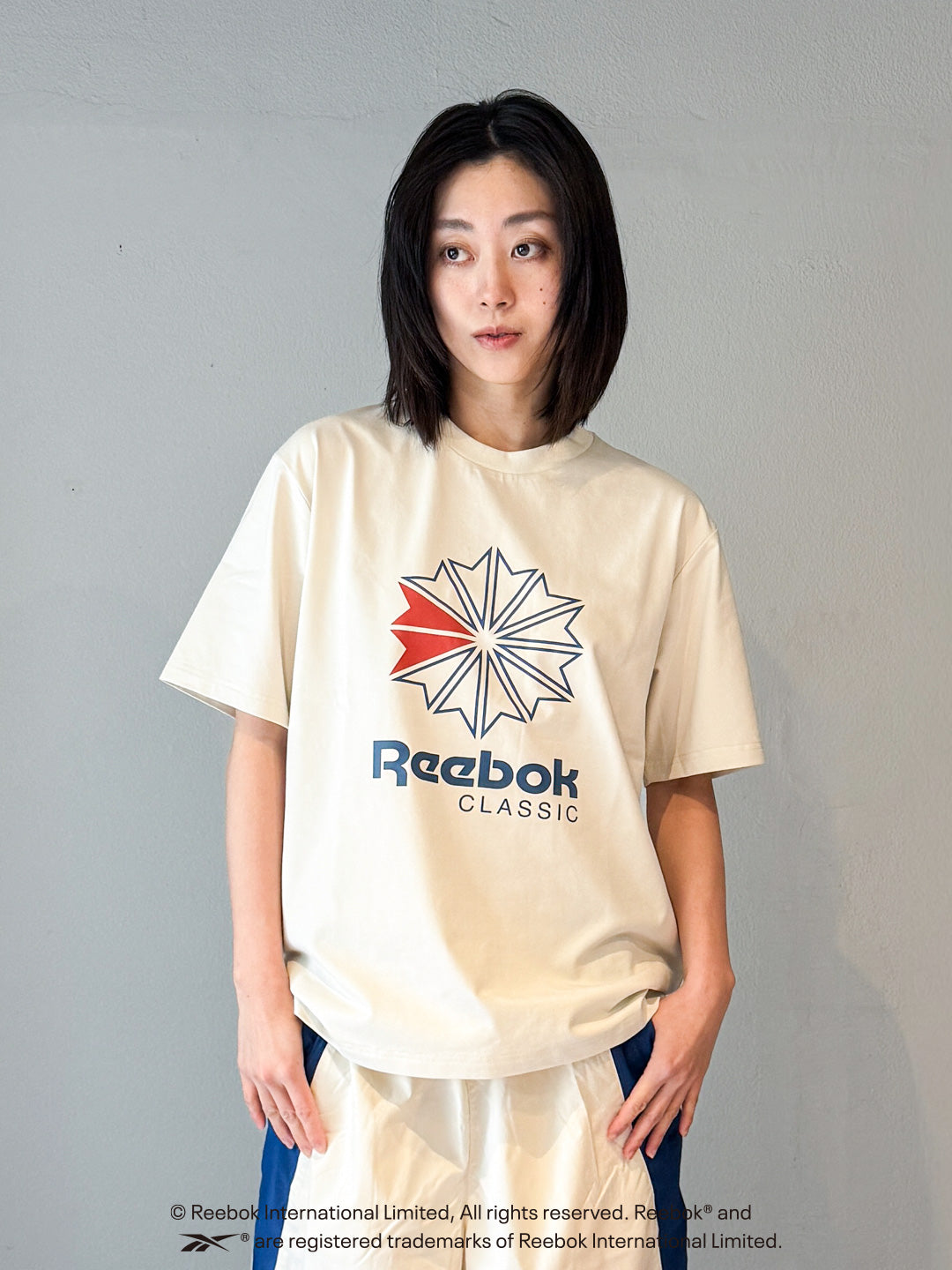 HYPER TECH  TRACK CLASSIC LOGO TEE / リーボック ハイパーテック クラッシックロゴTシャツ