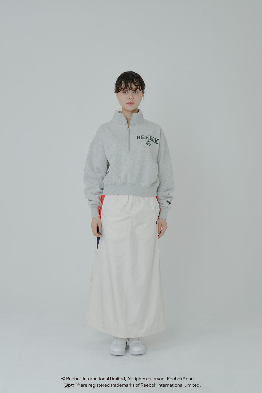 CLASSIC TRACK SHORT HALFーZIP / リーボック クラッシック トラック