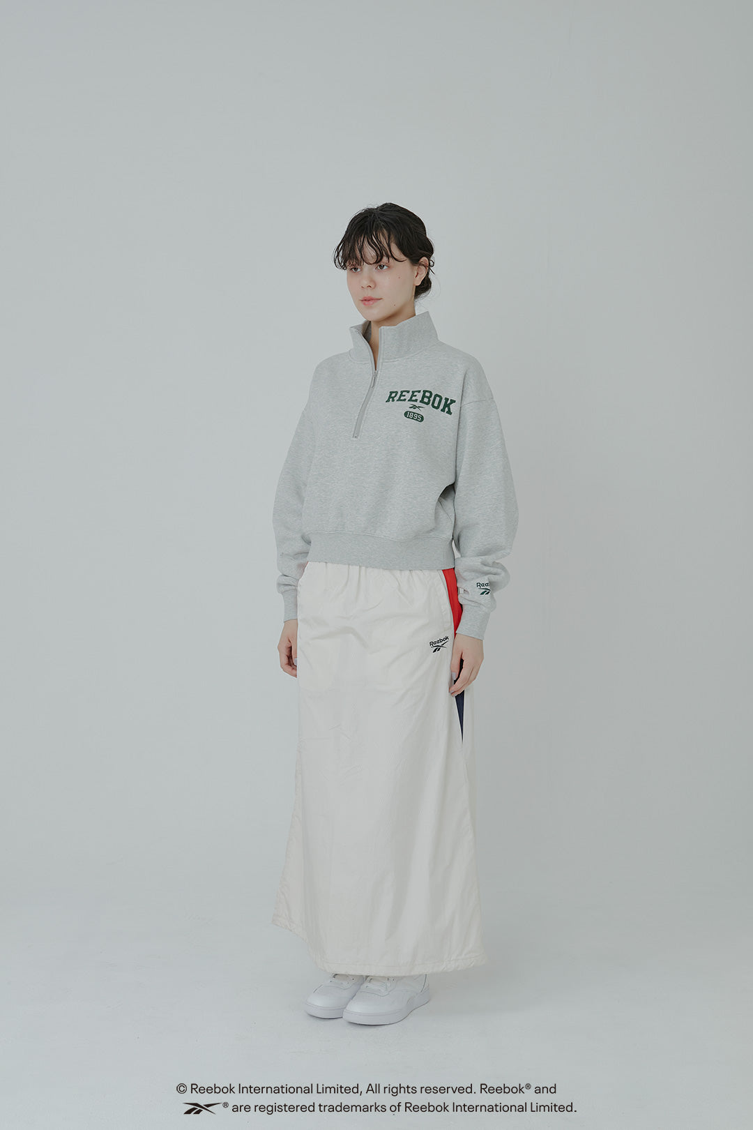 CLASSIC TRACK SHORT HALFーZIP / リーボック クラッシック トラックショート ハーフジップ