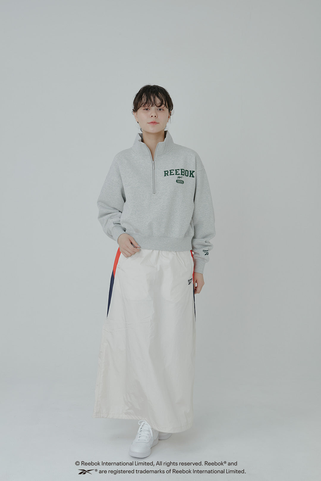 CLASSIC TRACK SHORT HALFーZIP / リーボック クラッシック トラックショート ハーフジップ