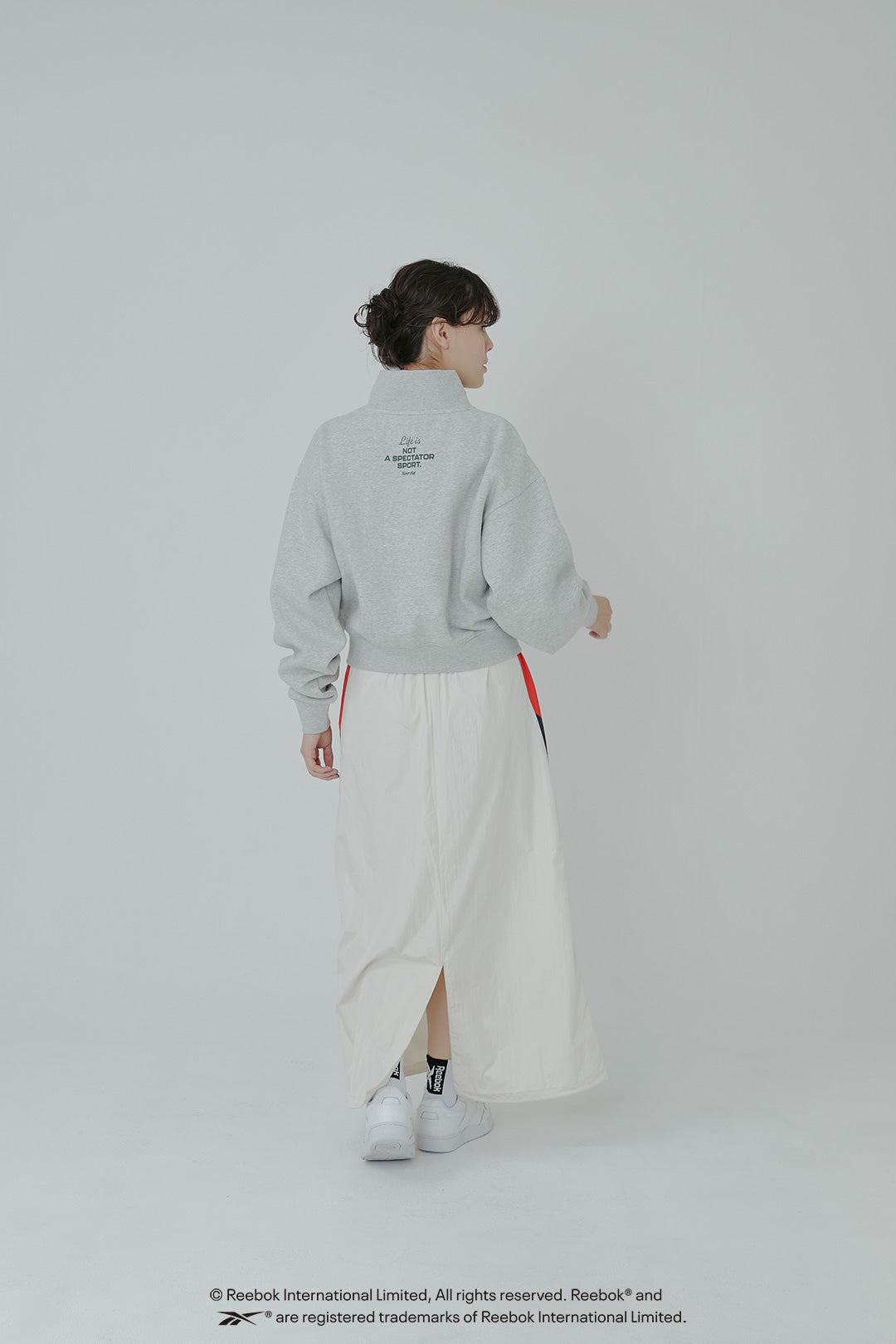 CLASSIC TRACK SHORT HALFーZIP / リーボック クラッシック トラックショート ハーフジップ